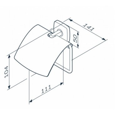 Держатель туалетной бумаги Am.Pm Gem A90341422