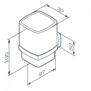 Стакан Am.Pm Gem A9034322