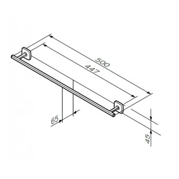 Полотенцедержатель 50 см Am.Pm Gem A90346400
