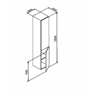 Пенал Am.Pm Gem M90CHR0306BM