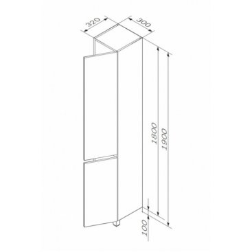 Пенал Am.Pm Gem S M91CSR0306WG