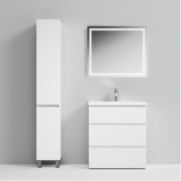 Мебель для ванной Am.Pm Gem S 75 см, напольная, белый глянец