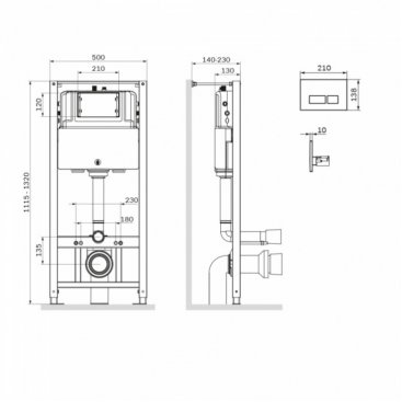 Система инсталляции AM.PM Start I012703.0201