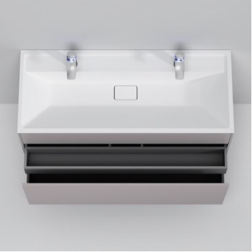 Мебель для ванной Am.Pm Inspire 2.0 120 см серый матовый