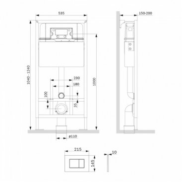 Система инсталляции AM.PM ProC I012707.0238