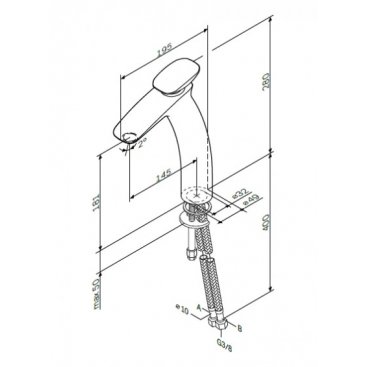 Смеситель для раковины Am.Pm Spirit 2.0 F70A92000