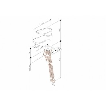 Смеситель для раковины Am.Pm Sunny F85C02100