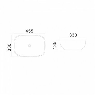 Раковина Am.Pm Universal C8FC0X045GWRE