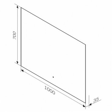 Зеркало Am.Pm X-Joy 100x70