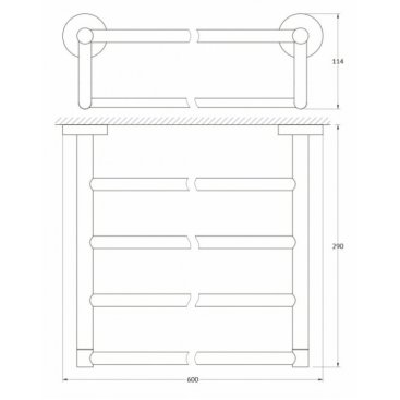 Полка для полотенец Artwelle Harmonie HAR 033