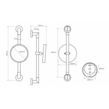 Косметическое зеркало Bemeta 112201172