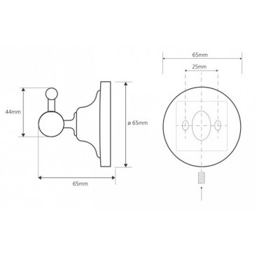 Крючок Bemeta Retro 144106017