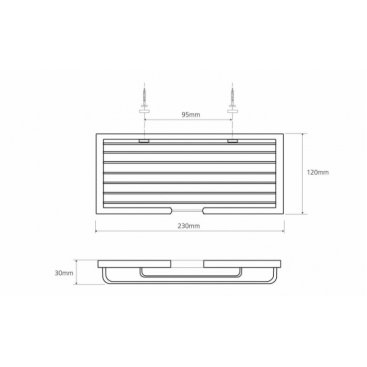 Мыльница подвесная Bemeta Cytro 104308072