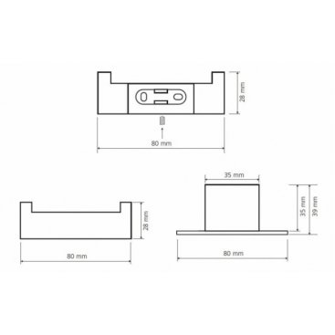 Крючок двойной Bemeta Nero 135006030