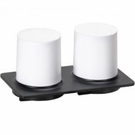 Дозатор для жидкого мыла подвесной Bemeta Organic Black 167109270