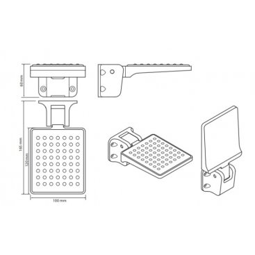 Подставка для ног Bemeta Shower 203125084