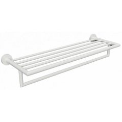 Полка для полотенец с вешалкой Bemeta White 104219074