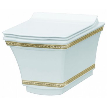 Унитаз Boheme Hermitage 951-G золото