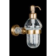 Дозатор мыла Boheme Murano Crystal 10912-CRST-BR бронза