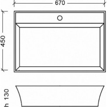 Раковина Boheme Neoart 811 белая