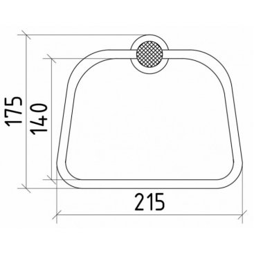 Полотенцедержатель-кольцо Boheme Royal Crystal 10925-CR хром