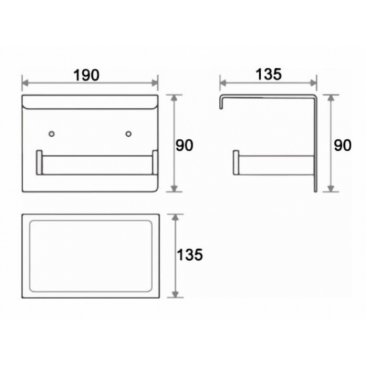 Держатель для бумаги Boheme Venturo New 10311-G золото