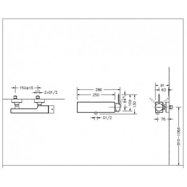 Смеситель для душа Bravat Arc F96061C-01-ENG