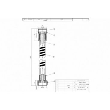 Шланг для душа Bravat P7233CP-1-RUS