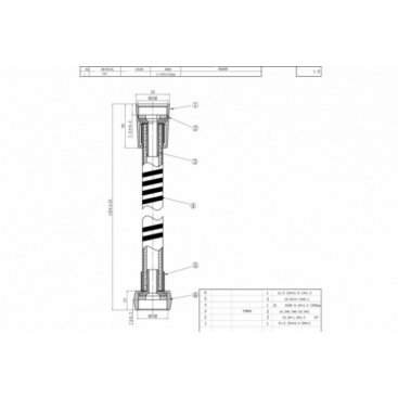 Шланг для душа Bravat P7233CP-RUS