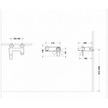 Смеситель для ванны Bravat Iceberg F676110G-01