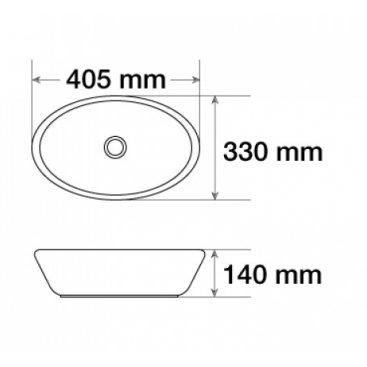 Раковина Ceramalux 7138BW