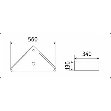 Раковина Ceramalux 78377