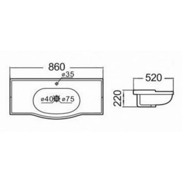 Раковина Comforty Т-9385
