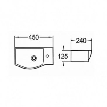 Раковина Comforty 7947BL