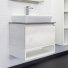 Тумба с раковиной и столешницей Comfort Прага 60-9055RA-50 дуб белый