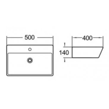 Раковина Comforty 9055RA-50