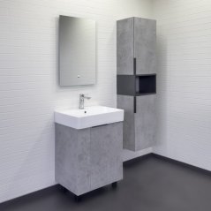 Мебель для ванной Comforty Асти 60Н бетон светлый