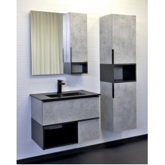 Мебель для ванной Comforty Франкфурт 75B бетон све...