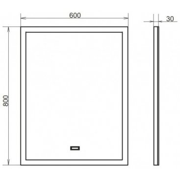 Зеркало Comforty Гиацинт 60 00-00005262