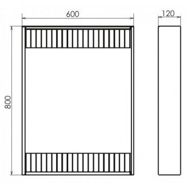 Зеркало Comforty Марсель 60