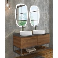 Мебель для ванной Comforty Порто 120-2 дуб темно-коричневый
