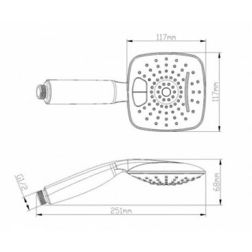 Ручная лейка D&K DC1101501