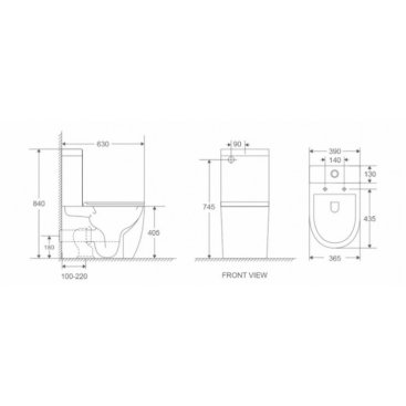 Унитаз D&K Matrix DT1397016