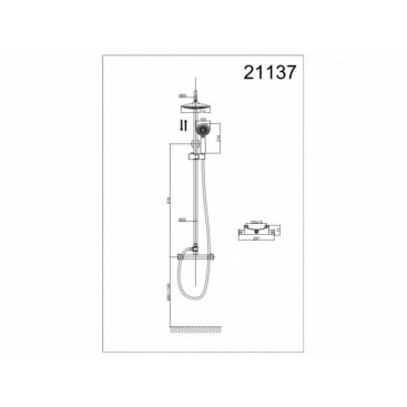 Душевая стойка D&K Potsdam DA2113701B09