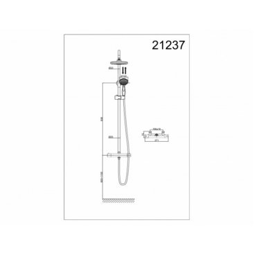 Душевая стойка D&K Potsdam DA2123701B10