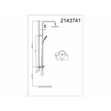 Душевая стойка D&K Potsdam DA2143741B14