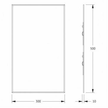 Зеркало Evoform Standard BY 0204