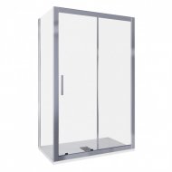 Душевой угол Good Door Cofe WTW+SP 110x90 см хром