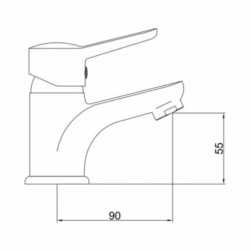 Смеситель для раковины Gross Aqua Alfa 6211313C