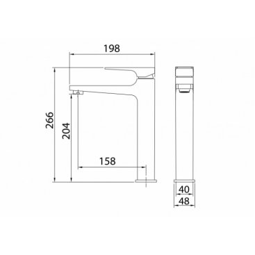 Смеситель для раковины Grossman Classic 520.K35.04.420